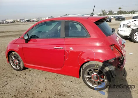 2012 Fiat 500 Abarth from USA, damaged, VIN 3C3CFFFH8CT337233